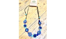 Laser Cut Rosario Tagua Necklace Adjustable